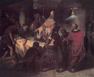 The Deliverance of St Marks Corpse 1846 by Mihaly Kovacs