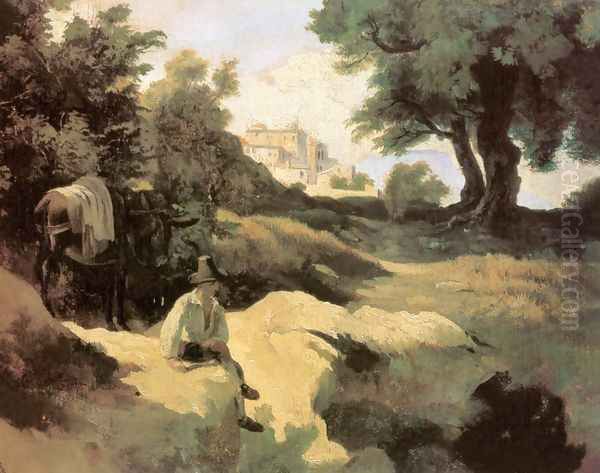 Italian Landscape with a Boy and an Ass 1843 - view 1