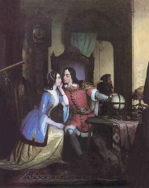 King Matthias and the Daughter of the Mayor of Breslau 1842 - view 1