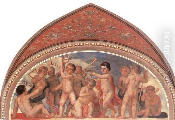 Putti Playing Music 1884 - view 1