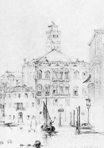 View of Venice from the Window of the Artist 1842 by Mihaly Kovacs