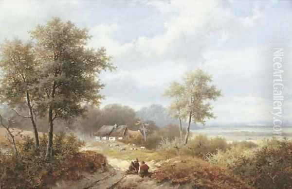 Wood gatherers - view 1
