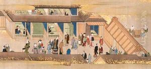 Scenes along the Sumida River by Isoda Koryusai