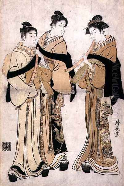 Playing the Shakuhachi - view 1