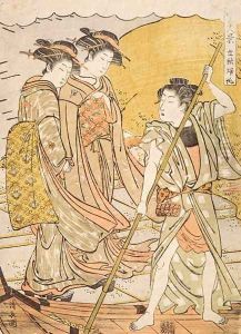 Returning Boats at the Beginning of Autumn by Torii Kiyonaga