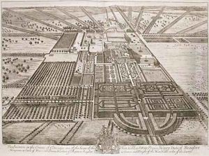 Badminton House in the County of Gloucester