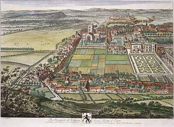 The prospect of Nottingham from the East - view 1