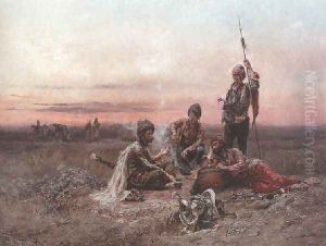 Stories around a campfire