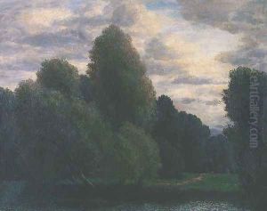 Landscape by Felicjan Szczesny Kowarski