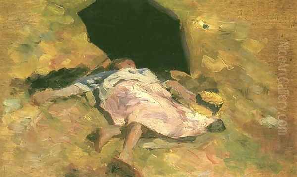 Girl under an Umbrella - view 1