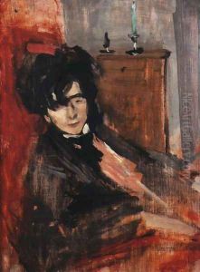 Portrait of Roman Laskowski by Konrad Krzyzanowski