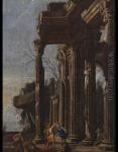 Capriccio Architettonico Con Figure