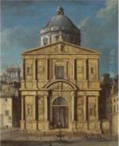 Milano, Veduta Della Facciata Della Chiesa Di San Fedele