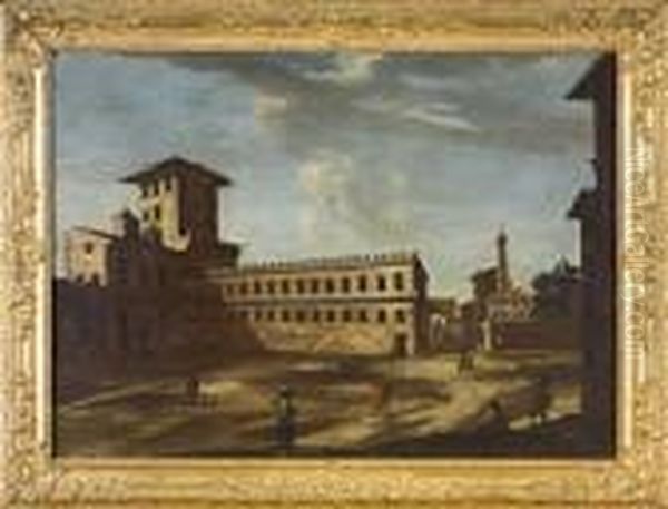 Veduta Del Palazzetto Di Venezia Con Torre, Del Palazzo E La Chiesadi San Marco - view 1
