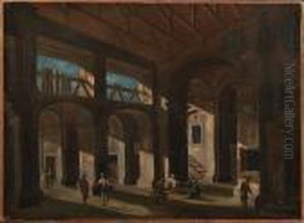 An Architectural With Figures - view 1