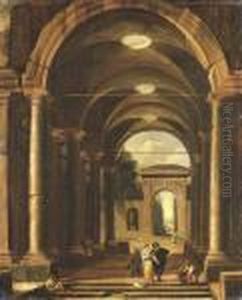 A Portico Leading To A Garden