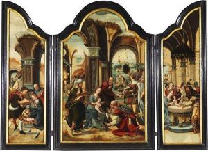 Triptychon Mit Der Anbetung Der Konige
