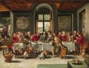 The Last Supper by Pieter Coecke Van Aelst