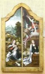 The Annunciation by Pieter Coecke Van Aelst