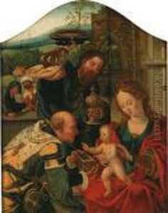 L""""adorazione Dei Magi by Pieter Coecke Van Aelst