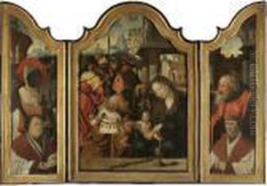 A Triptych: by Pieter Coecke Van Aelst