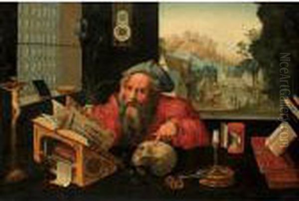 Saint Jerome In His Study - view 1