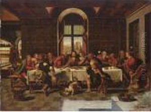 The Last Supper by Pieter Coecke Van Aelst