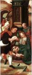 Adoration Of The Shepherds by Pieter Coecke Van Aelst