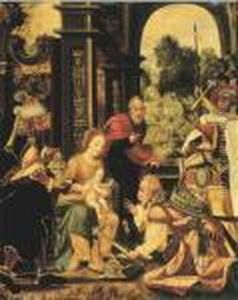 The Adoration Of The Magi by Pieter Coecke Van Aelst
