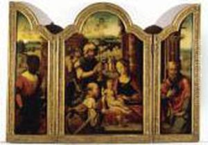 A Triptych: The Adoration Of The Magi