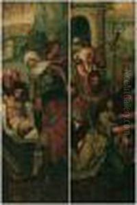The Carrying Of The Cross by Pieter Coecke Van Aelst