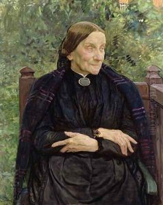 Lichtwarks Mother by Leopold Karl Walter von Kalckreuth
