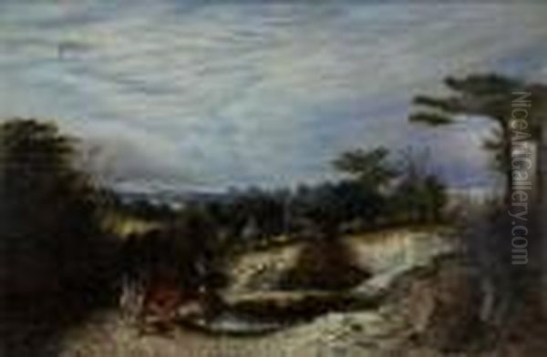 Cattle Near A Quarry - view 1