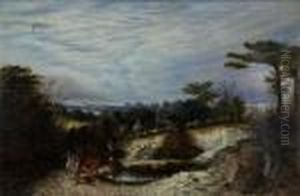 Cattle Near A Quarry by George Vicat Cole