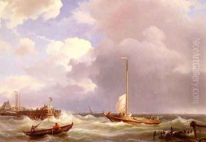 Returning To The Sound by Johannes Hermanus Koekkoek Snr