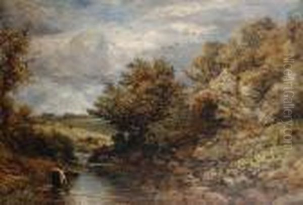Woman By A River - view 1