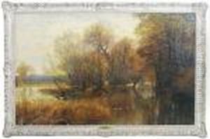 A Thames Backwater by George Vicat Cole