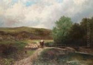 Driving Home The Flock by George Vicat Cole