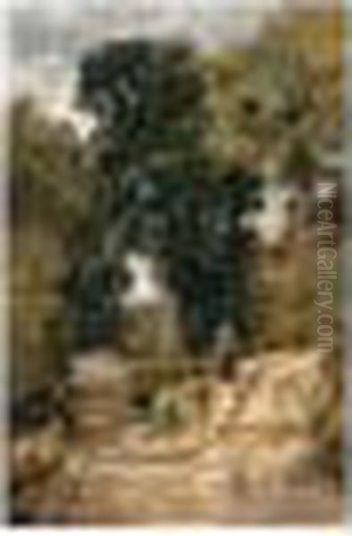 A Lane Near Guildford, Surrey - view 1