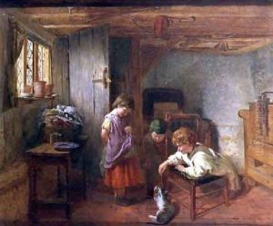 Playmates by William Henry Knight