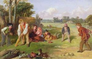 The Village Team by William Henry Knight