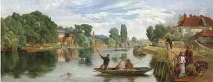 On the Thames, Staines by William Henry Knight