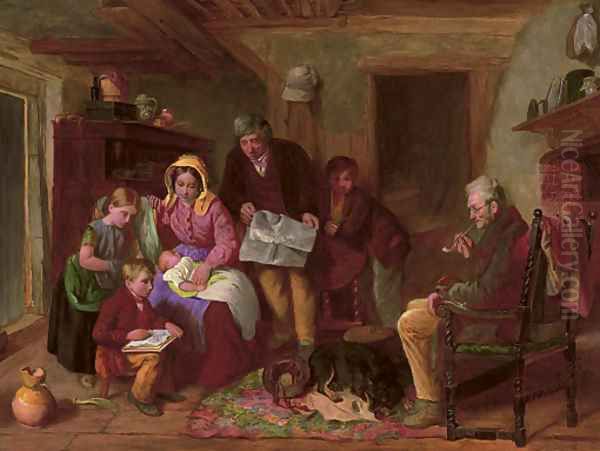 The young artist by William Henry Knight