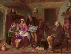 The young artist by William Henry Knight