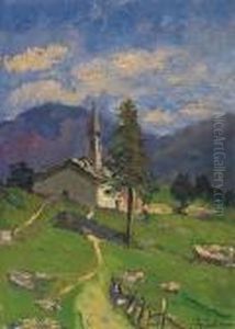 Paesaggio Con Chiesetta