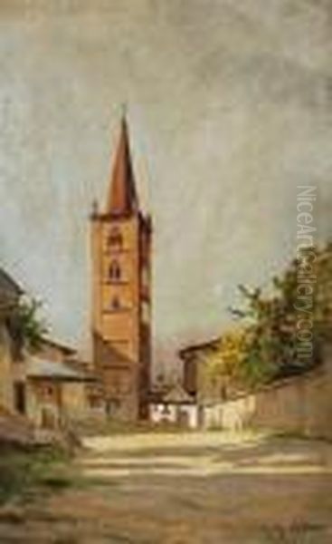 Strada Con Campanile - view 1