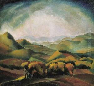 Landscape c. 1923 by Erzsebet Korb