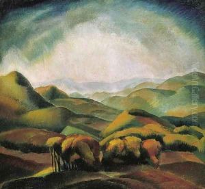 Landscape 1923 by Erzsebet Korb