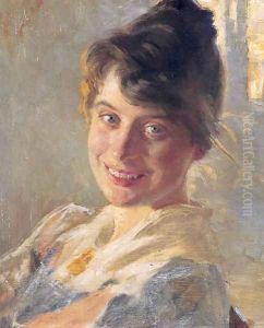 Marie Kroyer Portrait by Peder Severin Kroyer