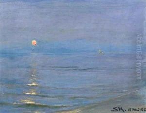 Summer Evening Skagen by Peder Severin Kroyer